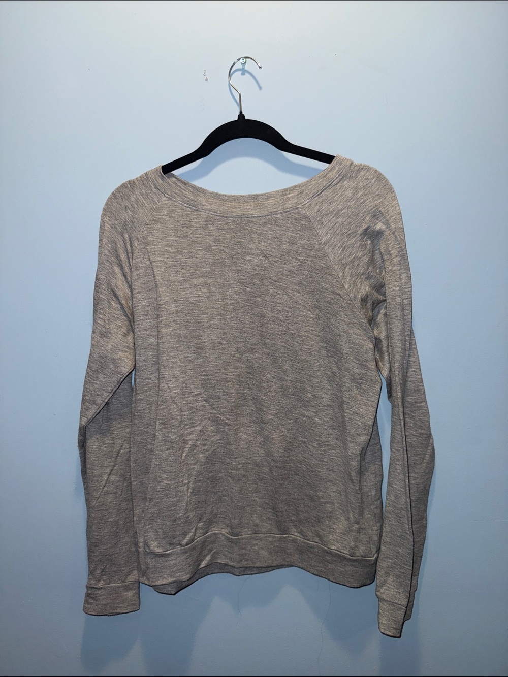 Grey long sleeve/crew neck